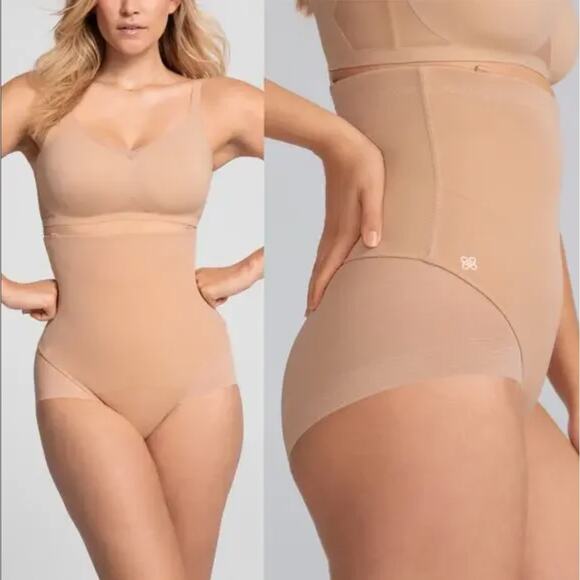 Honeylove Other - HONEYLOVE Superpower Brief Size M Sand Tan Sculptwear Shapewear Compression